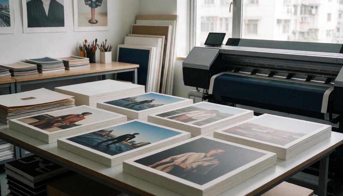 Printing support that keeps the process clear